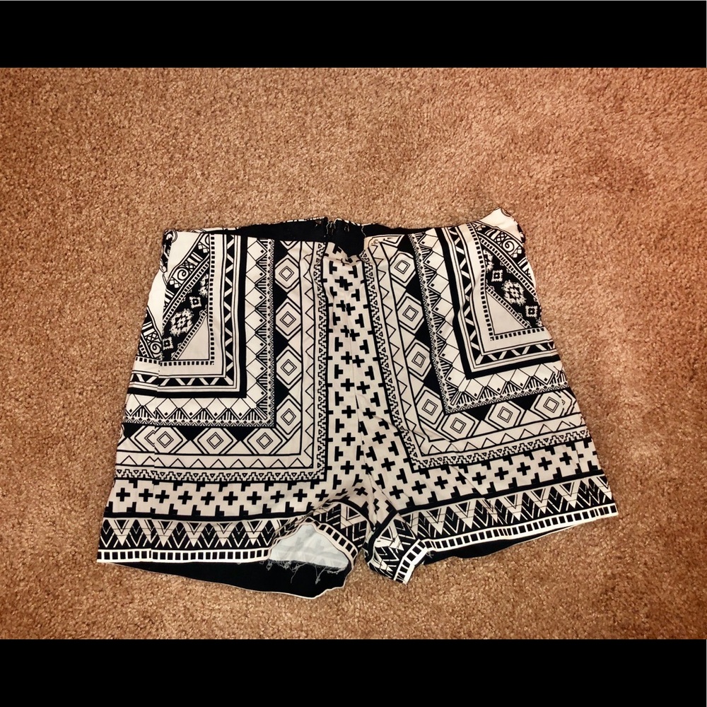 Tribal print shorts
